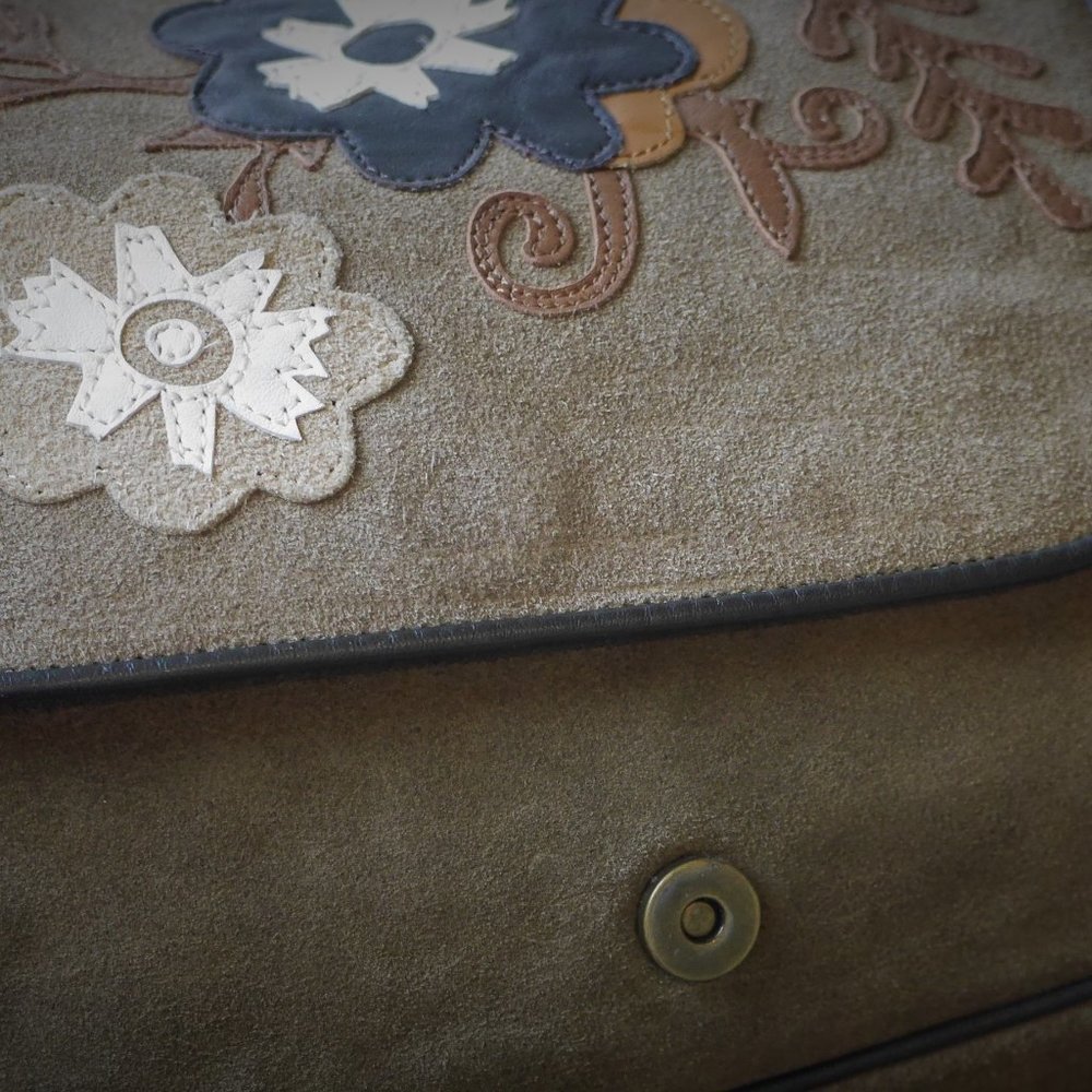 Suede Leather Shoulder Bag